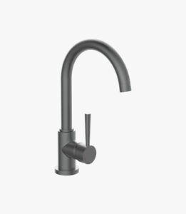 Contemporary Faucet Bar, Black Stainless